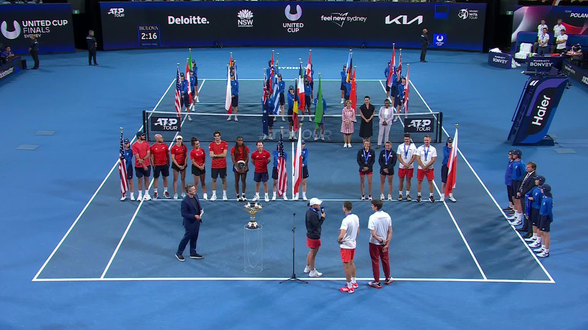 Lovely words from Iga Świątek 🫶 #UnitedCup