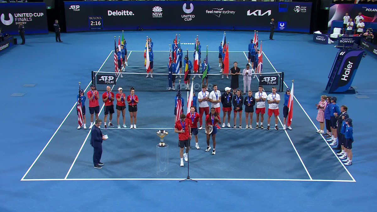 2x #UnitedCup winner 🥹 Taylor Fritz