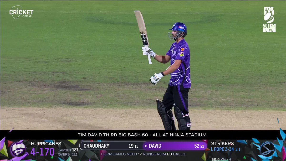 Now THIS is how you finish a match! Here's the highlights of Tim David's extraordinary 62* off 28 balls! #BBL14