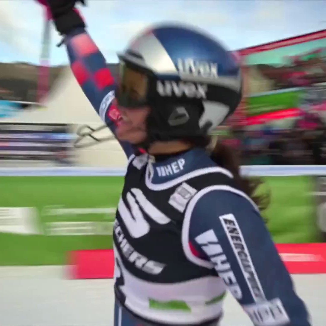 "Ljutic has done it AGAIN!" 🤩 Zrinka Ljutic DOMINATES the slalom in Kranjska Gora to claim her second career win! ⛷️ #fisalpine