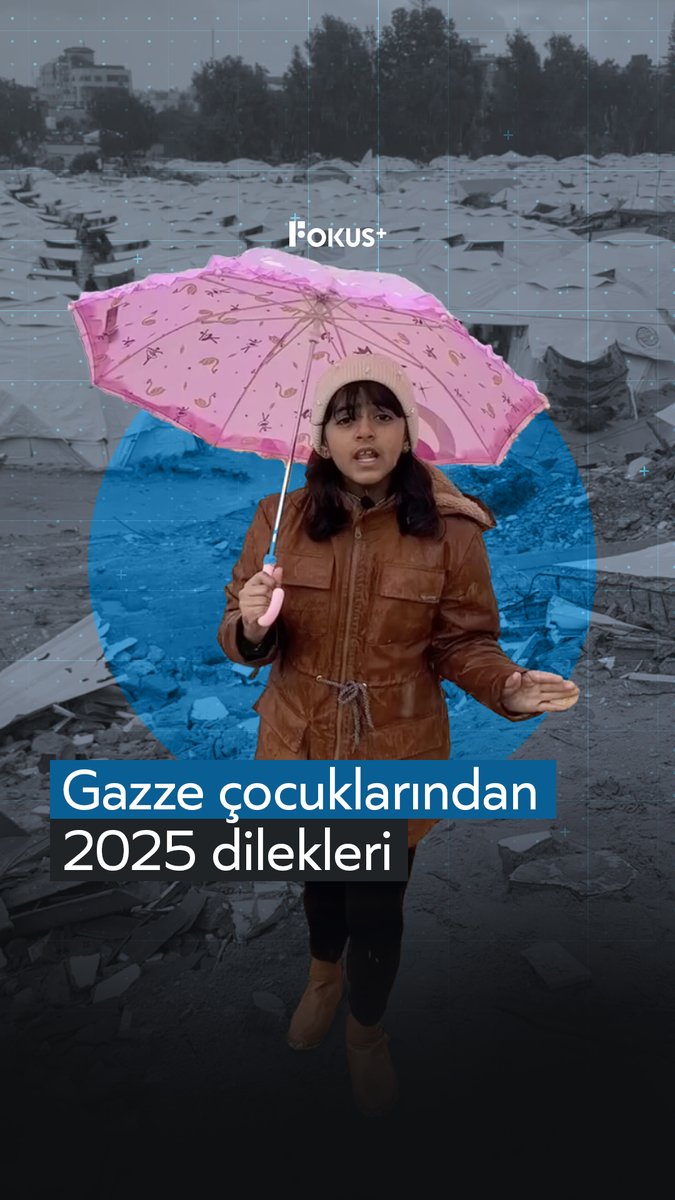 ➕"2025'te çadırlarda yaşamayı bırakıp evime dönmeyi diliyorum" ▪️"Yeni yılda okula geri dönüp öğrenmeyi diliyorum" ▪️"Yeni yıl dileğim babamın geri dönmesi ve yaşaması" ▪️İşte Gazzeli çocukların 2025 dilekleri.