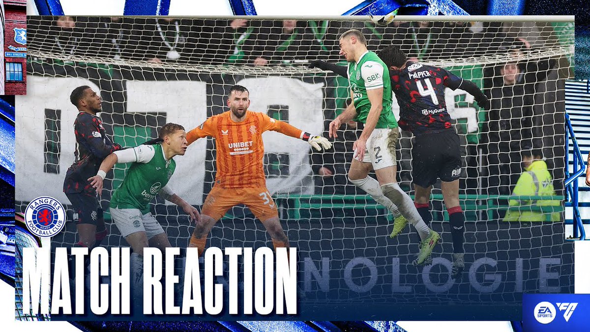 🎙️ Liam Kelly spoke to RangersTV after today’s match against Hibernian.