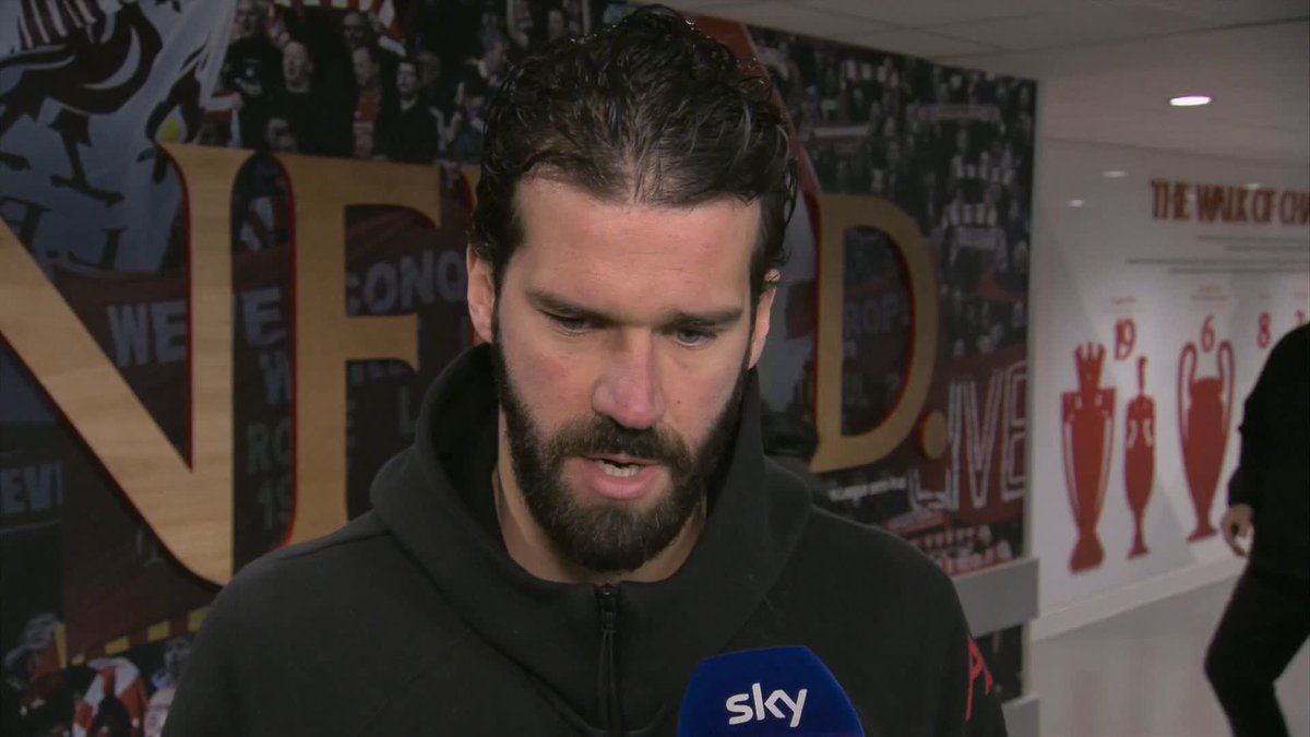 "We are ready for a big fight here, in a good way" 🔥 Alisson on the importance of not underestimating Manchester United 🔴