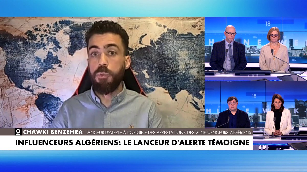 Le témoignage de Chawki Benzehra, lanceur d’alerte à l'origine des arrestations des deux influenceurs algériens, dans #PunchlineWE