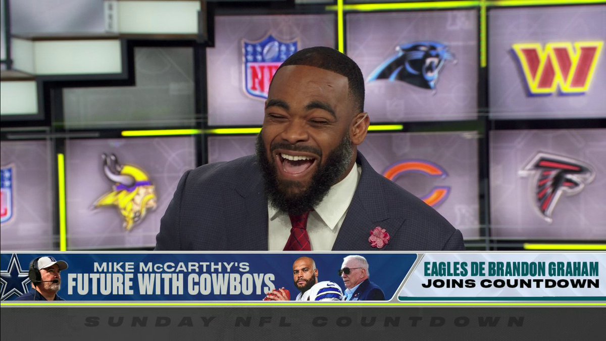 "Keep [Mike McCarthy], so we can continue to keep beating him." Brandon Graham says Eagles fans would agree 🦅