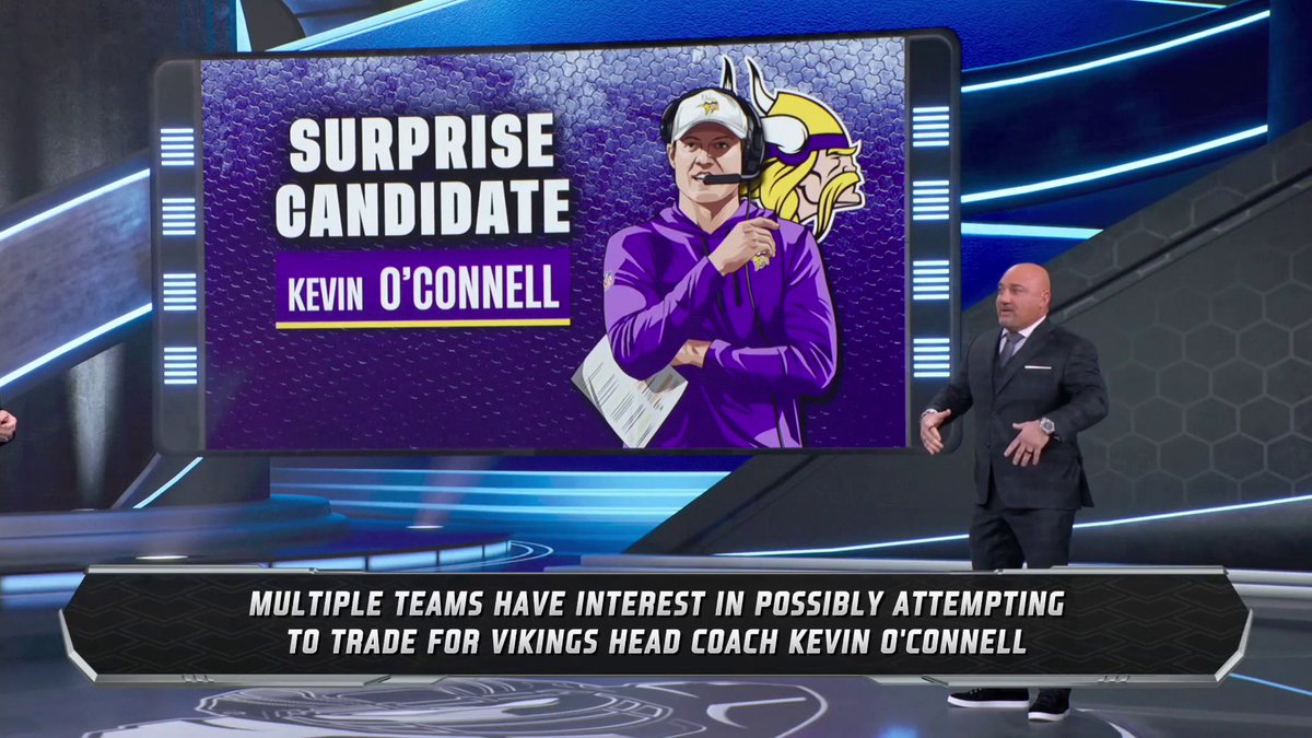 ⬇️ Jay Glazer has a look at the potential coaching carousel as we head into the final Sunday, including multiple teams having interest in attempting to trade for Vikings HC Kevin O'Connell