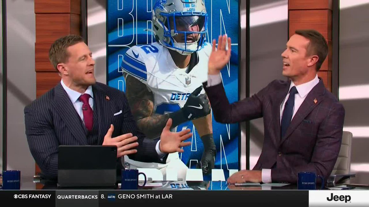 "I do think DB is the hardest position to play ... after QB." Agree with JJ Watt?
