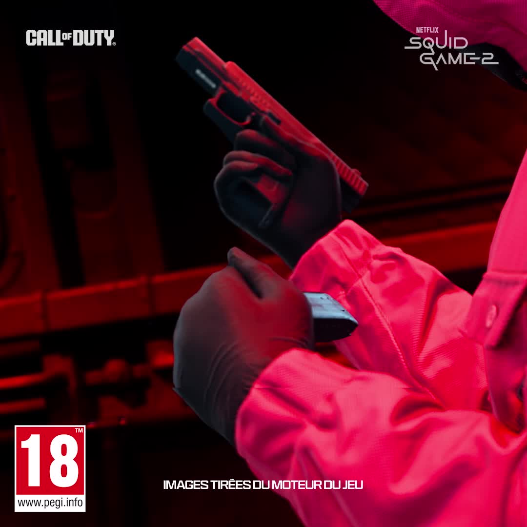 Le Pack Traqueur Squid Game 2 : Gardes roses est maintenant disponible dans la boutique Call of Duty au prix de 2800 CP.