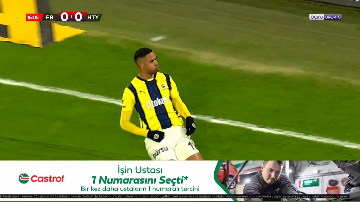 🟡🔵 Edin Dzeko'nun şık asistinde, Youssef En-Nesyri'den klas gol! #FBvHTY Castrol Türkiye
