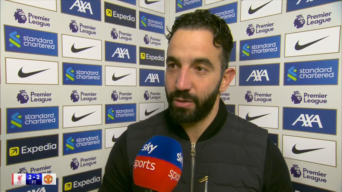 "I get more mad because of the other games...we need to fight REALLY bad to get out of this situation" Ruben Amorim says that today's result has made him 'really mad' with Man United's previous results across the Premier League 😯