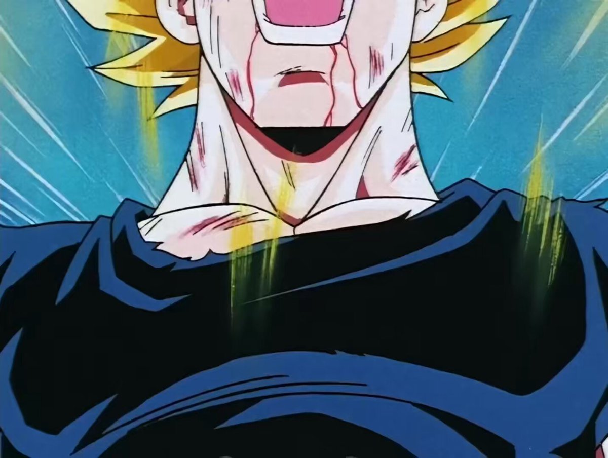 Super Saiyan 2 Goku vs Majin Vegeta