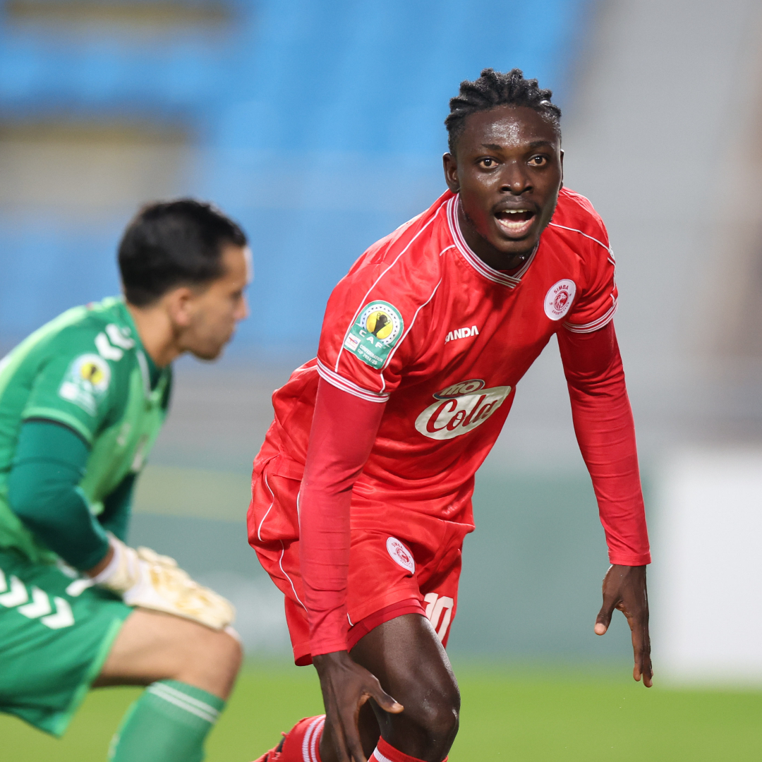 UNSTOPPABLE. 🚀 Simba SC’s winner from Jean Ahoua! 🤩 #TotalEnergiesCAFCC