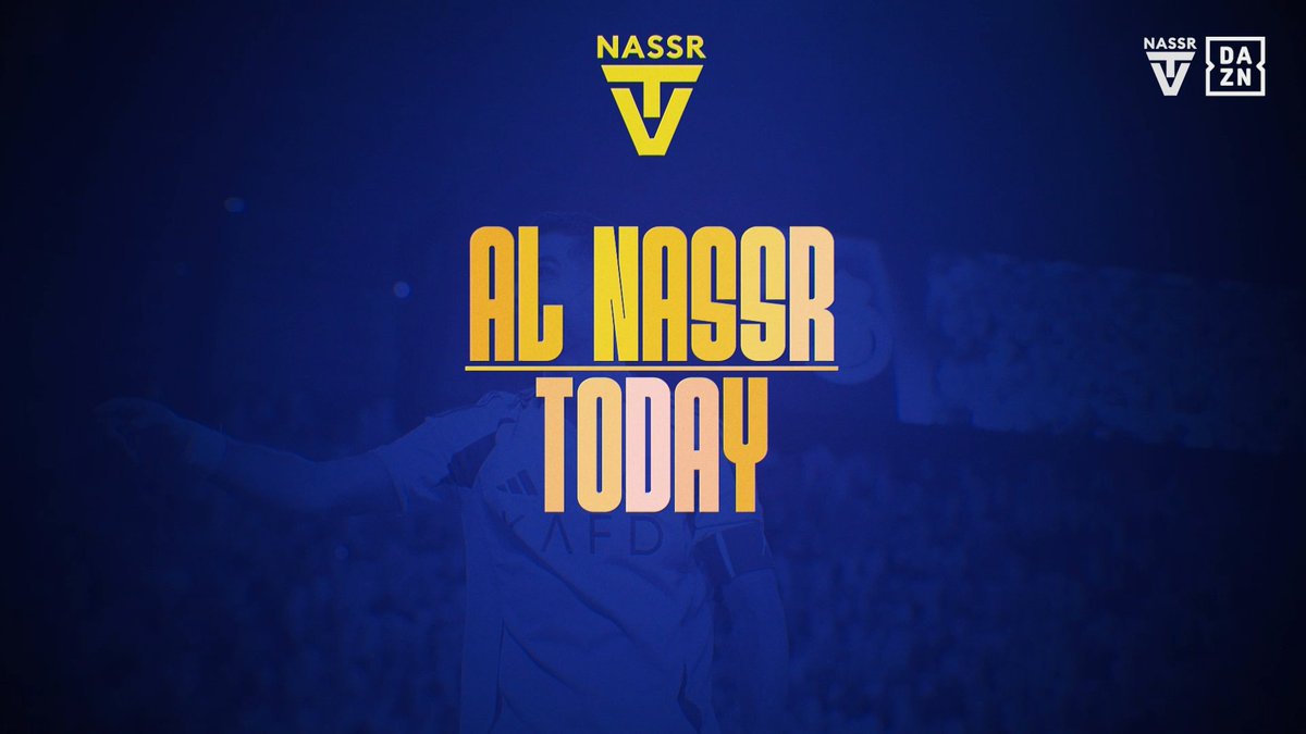كل ما يخص #النصر يمكنك مشاهدته يوميًا عبر نشرة " النصر اليوم " 💛 من خلال قناة Nassr TV 🤩 انضم لنا الان مجانًا عبر DAZN 📲