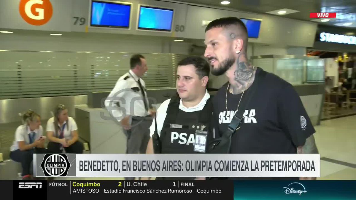 ¡HOLA PIPA! Benedetto y Olimpia llegaron este domingo a Buenos Aires para comenzar con la pretemporada 2025. 📺 #DisneyPlus