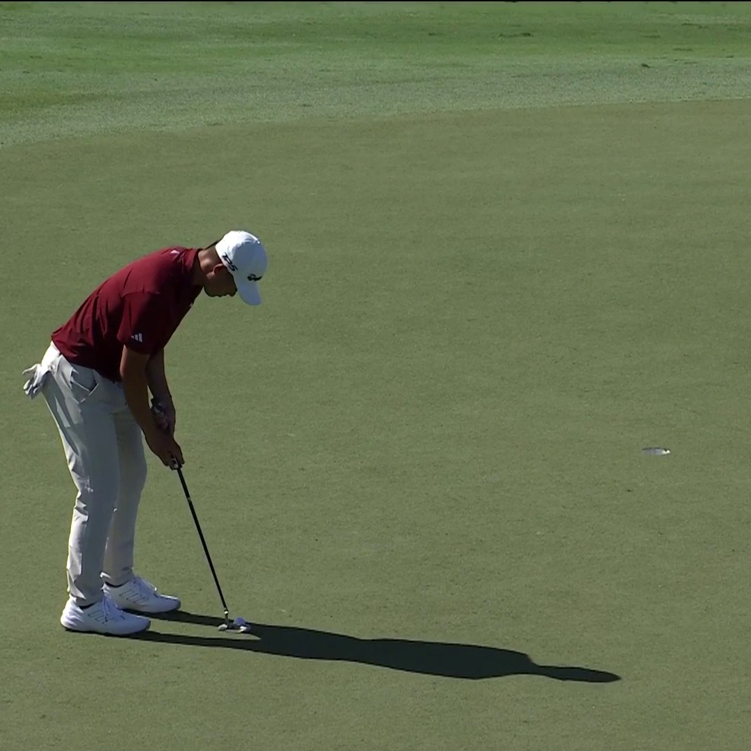 Collin gets it to three back. Will he catch Matsuyama?