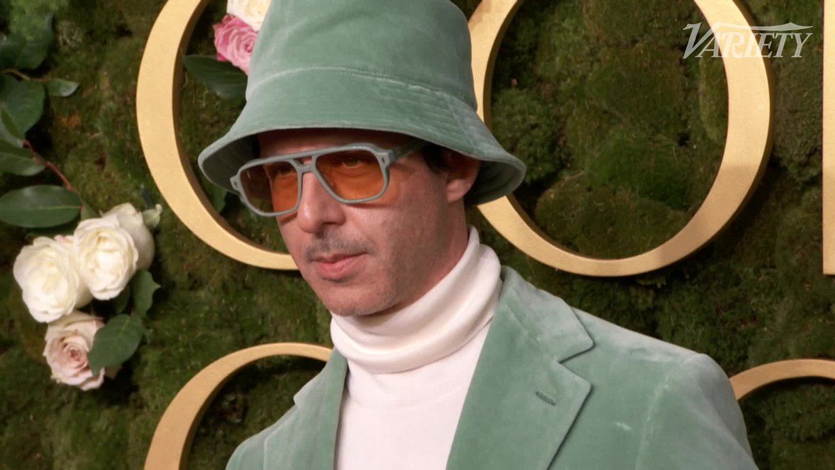 Jeremy Strong at the #GoldenGlobes