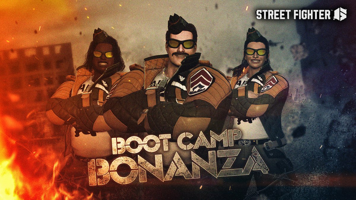 Hooah! The Boot Camp Bonanza Fighting Pass marches in for January. Get avatar gear inspired by a time following orders, an explosive New Challenger Screen Effect, and play the classic game 19XX: The War Against Destiny in the Game Center.