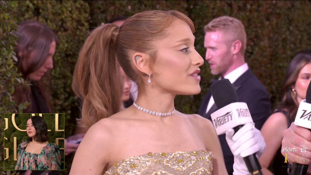 Who does Ariana Grande hope to meet at the #GoldenGlobes tonight?