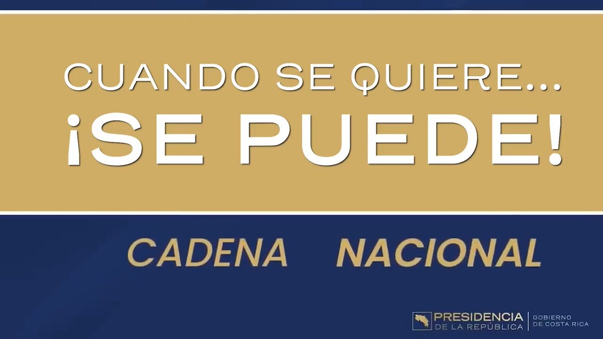 Cadena Nacional domingo 05 de enero. “Cuando se quiere…. ¡Se puede!”