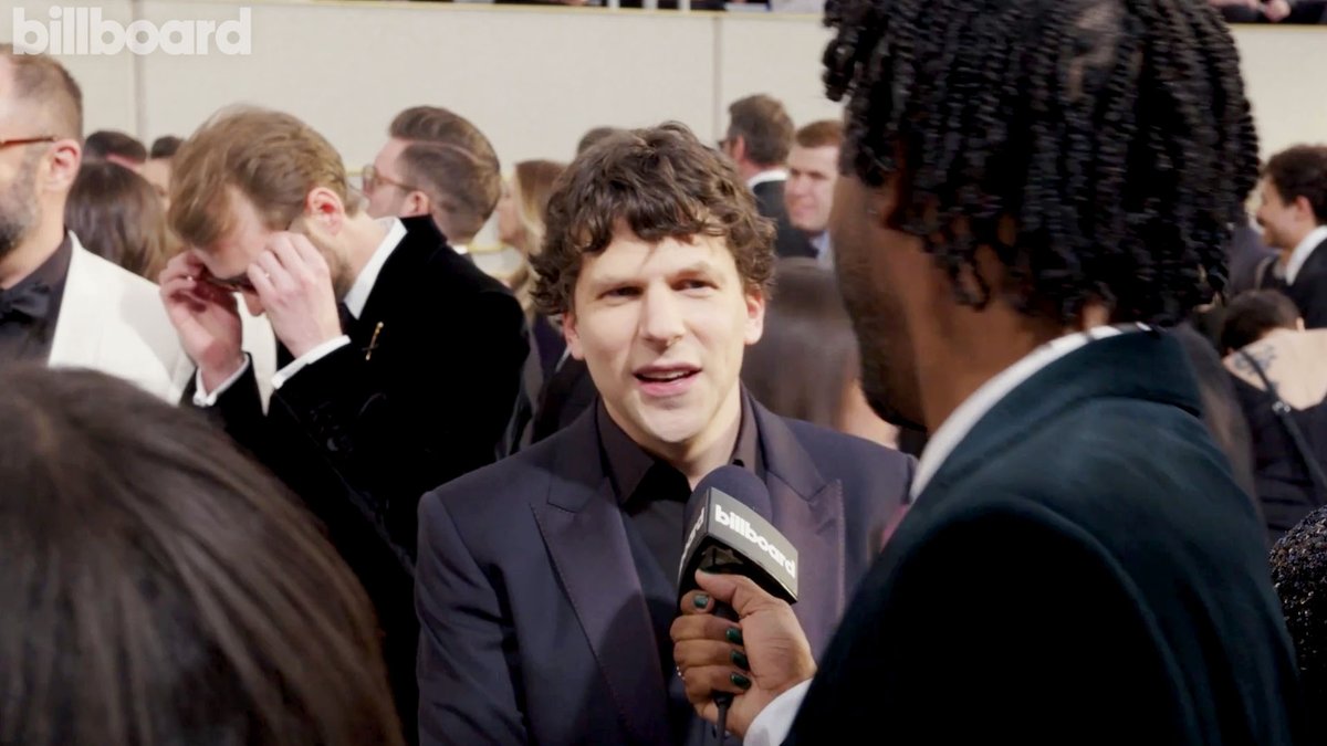 Jesse Eisenberg caught up with Billboard at the #GoldenGlobes about the success of 'A Real Pain,' his thoughts on social media and more.