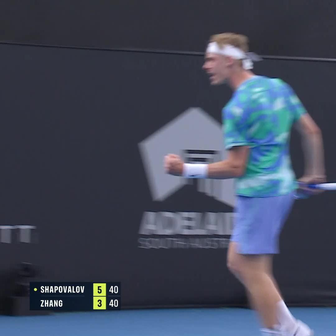Say hello to my 'lil friend 🔥 Shapo #AdelaideTennis