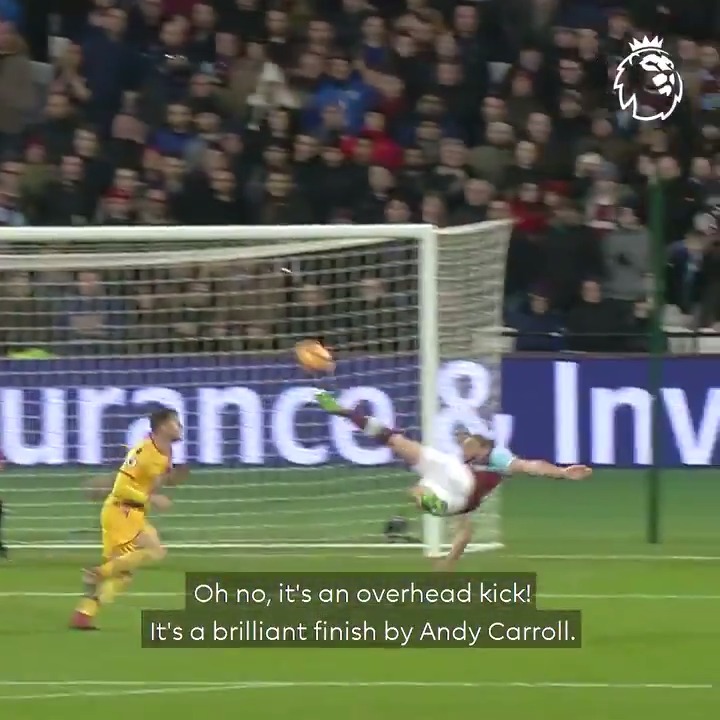 Happy birthday to Andy Carroll, the scorer of the best overhead kick in Premier League history? 🤯