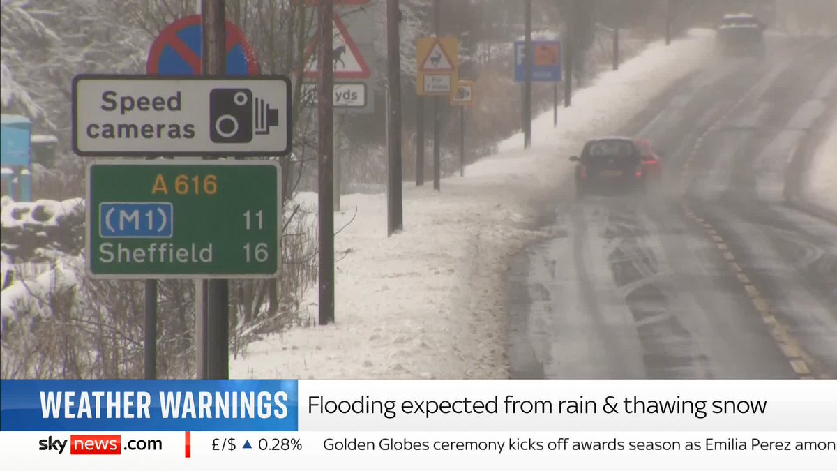 "This is something we could see for quite a few days." Sky's Alice Porter has this update on the weather.