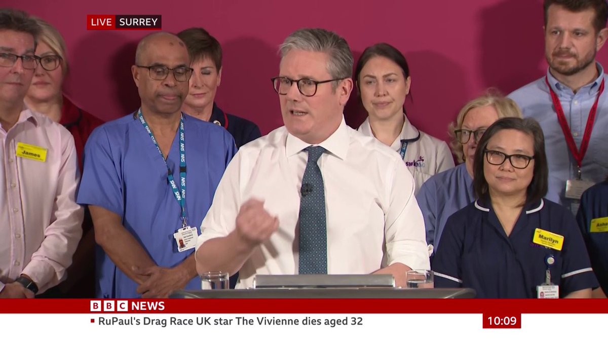 "We need an NHS hungry for innovation... that is the only way to face up to the challenges of the future" PM Keir Starmer outlines plans to cut waiting lists in the health service Follow live: