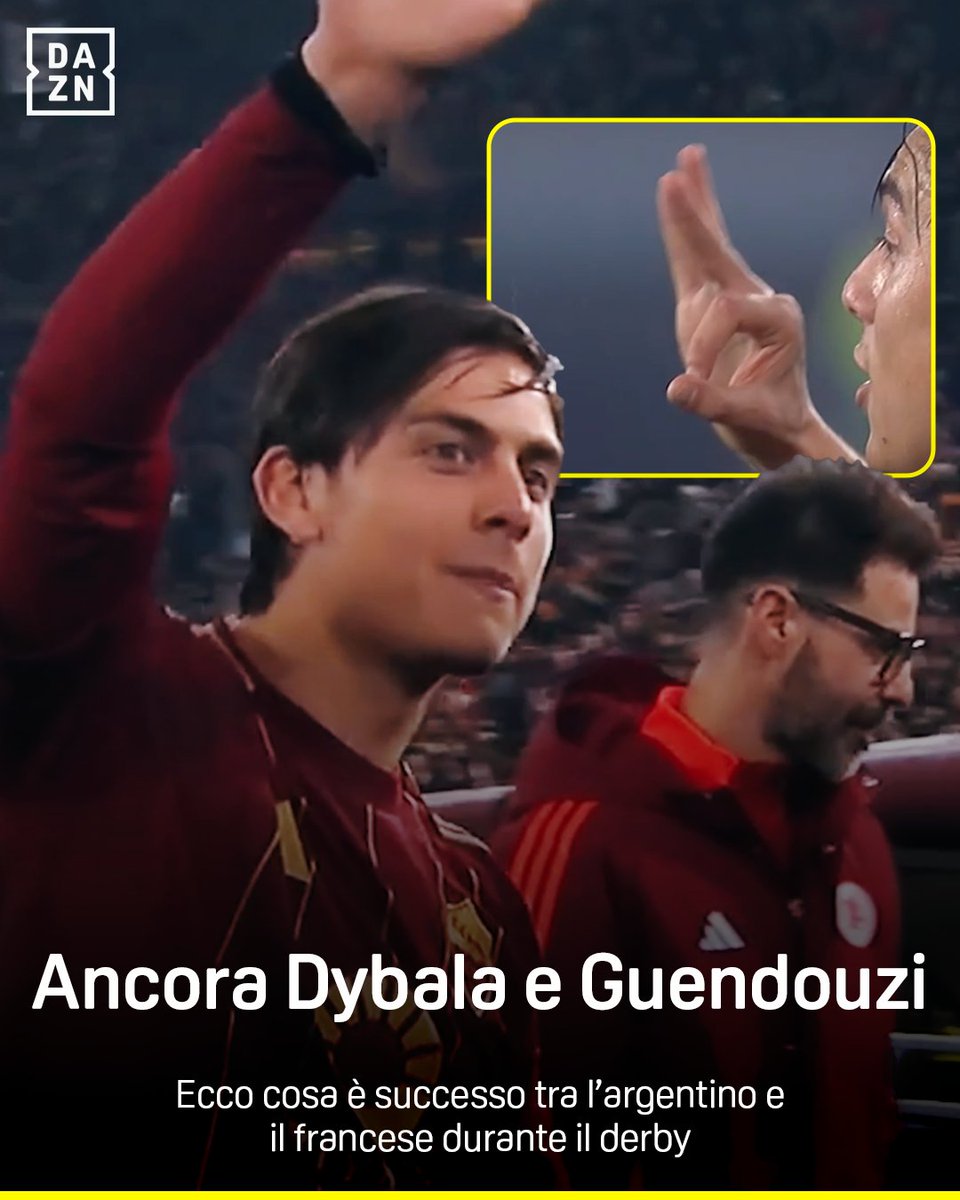 Ancora Dybala e Guendouzi, poi il 5 ai tifosi della Lazio ✋ La ricostruzione di Alessio De Giuseppe #RomaLazio #DAZN