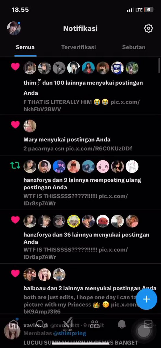 Ges aku cuma mau kasih tau kalo akun kalian tbtb follow org tapi ga pernah follow, atau akun kalian di like akun2 18+ hati2 ya akun kalian kena hack .. caranya bersiin situs2 yg tertaut d X, ni aku kasih tutornya 👇👇