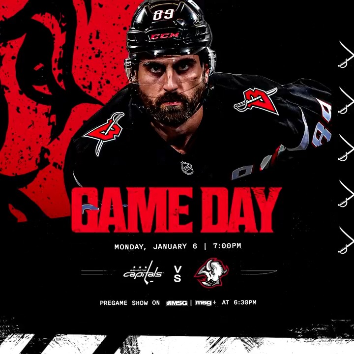 Finally back home ⚔️ 🎟️ → 📺 → #LetsGoBuffalo | #sabrehood