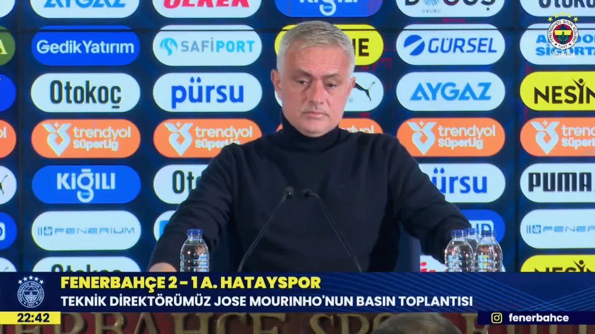 "I never saw anything like this before, it's a scandal" 💬 Jose Mourinho has launched a scathing attack on referees in Turkey with Fenerbahce considering boycotting the Turkish Cup in protest 🇹🇷