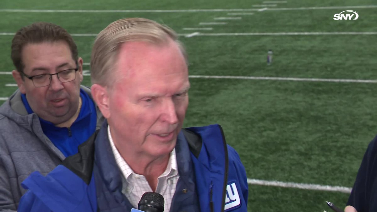 "If I had thought that we were tanking either one of those games, I would've fired everybody. We are never going to do that in this organization as long as I'm standing on this side of the grass." - John Mara