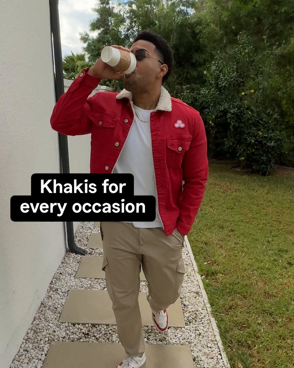 Khakis are versatile fr