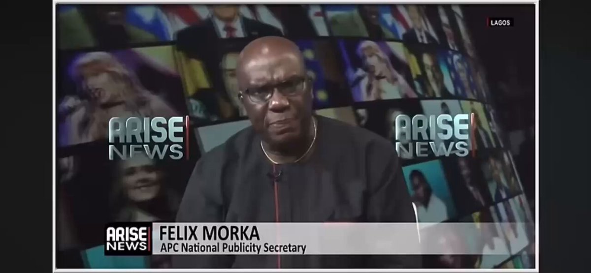 After losing the argument, typical “Obidients” have resorted to spreading false &amp; malicious information suggesting that Felix Morka, APC NPS, threatened Peter Obi's life. As clip &amp; transcript show, Morka's answer to ARISE NEWS question contains no threat, whatsoever, against anyone