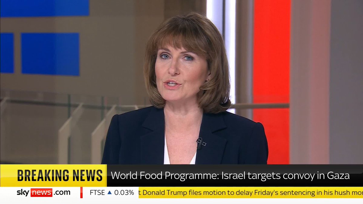 BREAKING: The World Food Programme has said that Israeli forces shot at their convoy on January 5. They have also said that no staff members were injured or killed during this attack. We have not had any Israeli response as of yet 📺 Sky 501 and YT