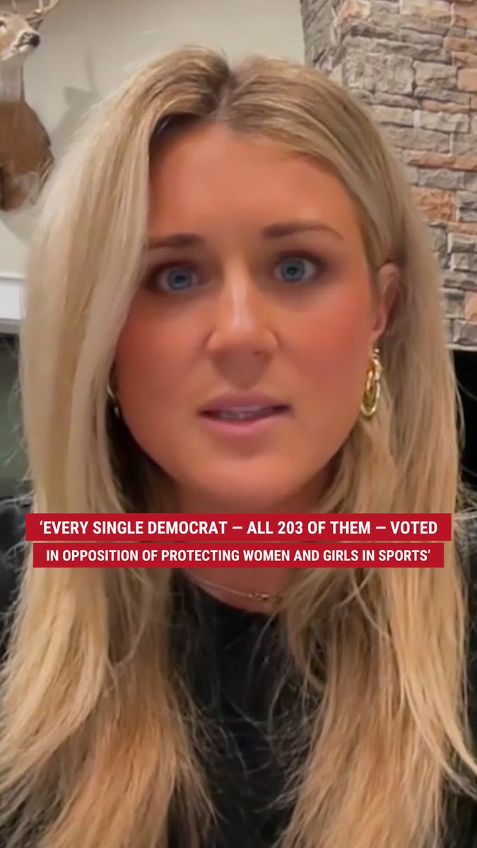 ‘LONG OVERDUE’: Riley Gaines blasts Democrats for endangering young girls and women by allowing biological males to compete in women’s sports, including spiking 80-mile-per-hour balls at their faces.