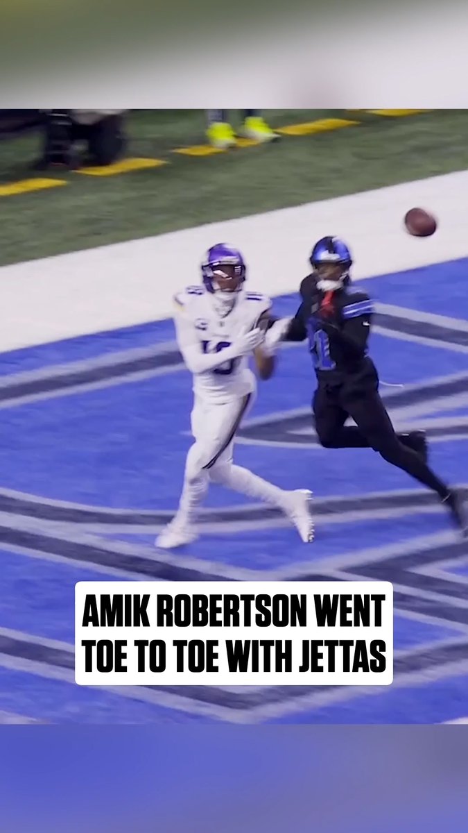 Amik stood up to the challenge 🔥 Amik Robertson | Detroit Lions