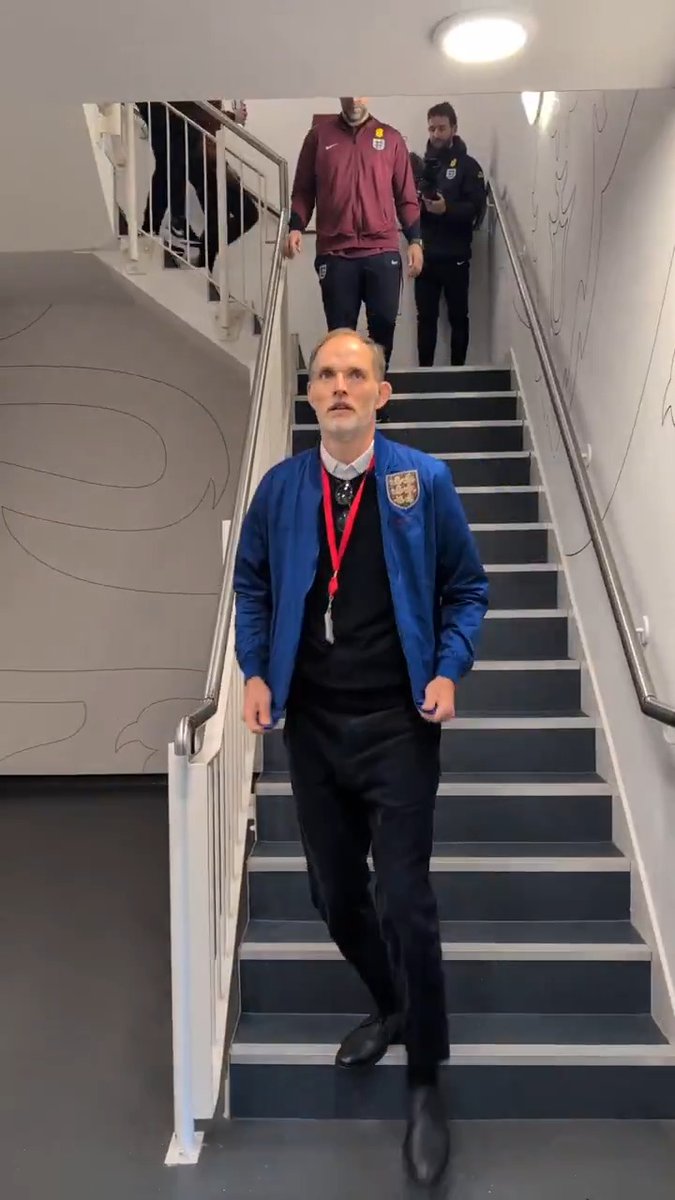 First day for Thomas Tuchel at St. George's Park ✅