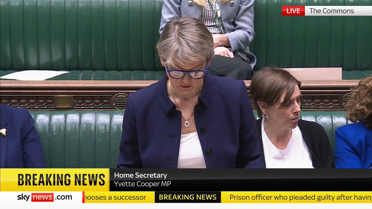 'These crimes have not been taken seriously for too long, and far too many children have been failed, that is why this govt is determined to act' Home Secretary Yvette Cooper makes a statement in the Commons about child sexual exploitation 📺 Sky 501