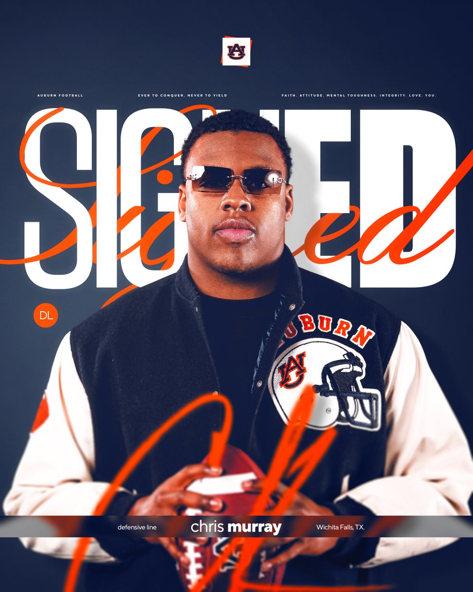 𝐒𝐈𝐆𝐍𝐄𝐃 🖊️ and ready to work. Welcome home, CK Murray! 🏠 Wichita Falls, Texas 💪 Defensive Line