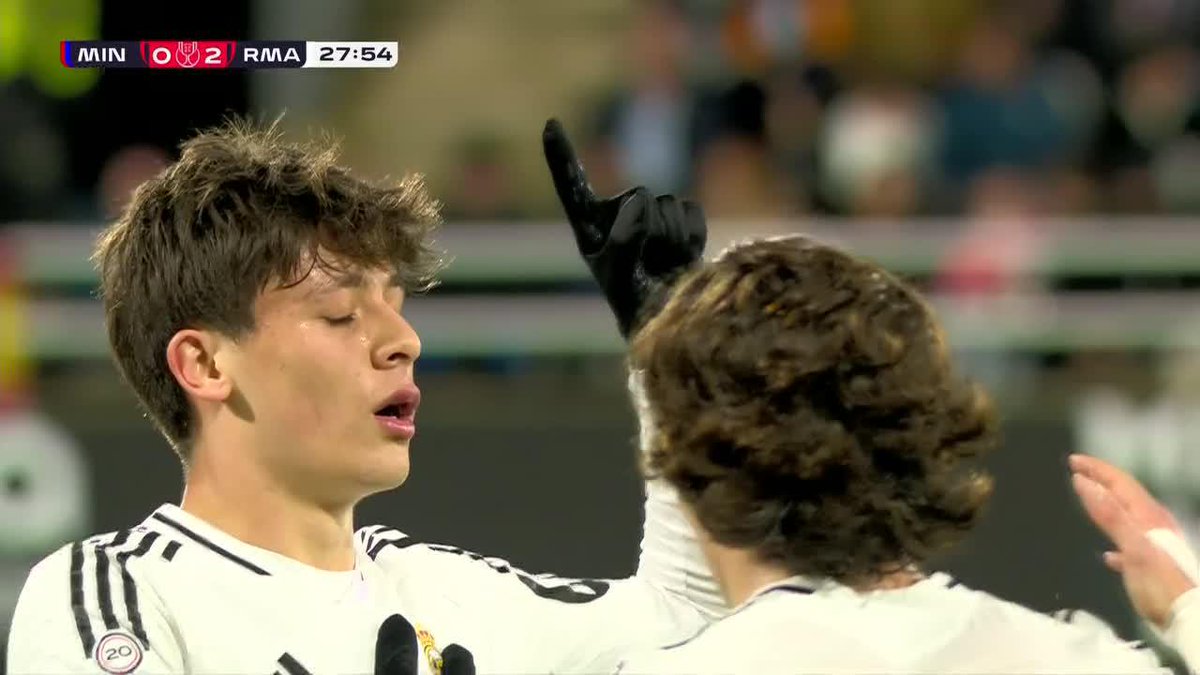 Arda Güler's second goal of the season makes it 3-0 for Real Madrid ✨