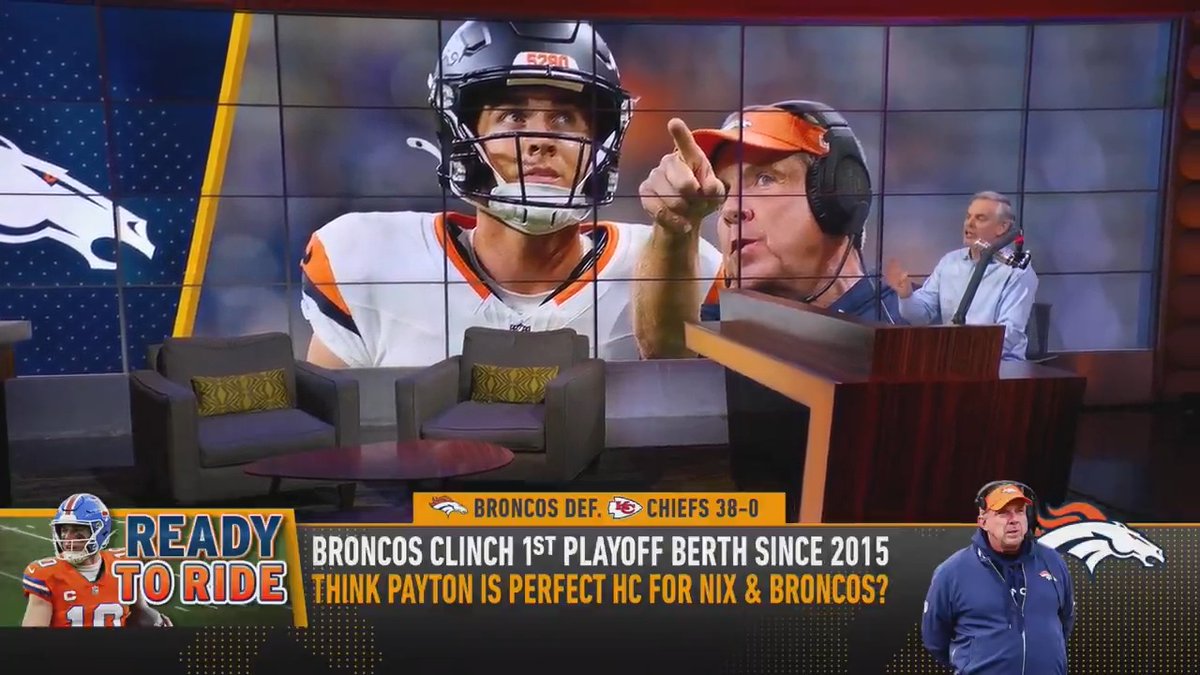 "Sean Payton is the NFL's Gordon Ramsay. If your kitchen is a mess... He's going to clean that crap up." — Colin Cowherd on Broncos back in playoffs