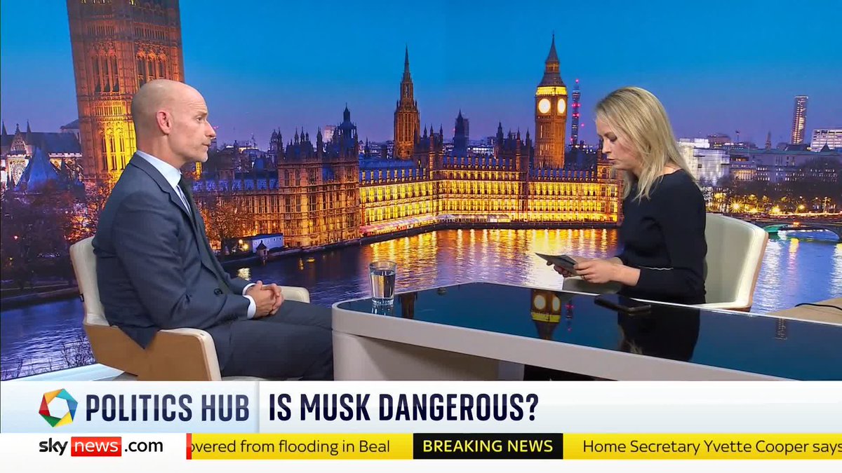 'The UK government is still on X, should you be?' - Sophy Ridge 'Keir Starmer says @ElonMusk is spreading lies, you say he is spreading lies... why are you on his platform?' - Sophy Ridge 'I think we're in politics to take people on and have the debate' - Stephen Kinnock