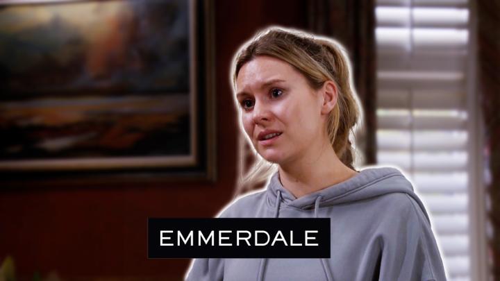 The relief on Kim's face 😅 #emmerdale