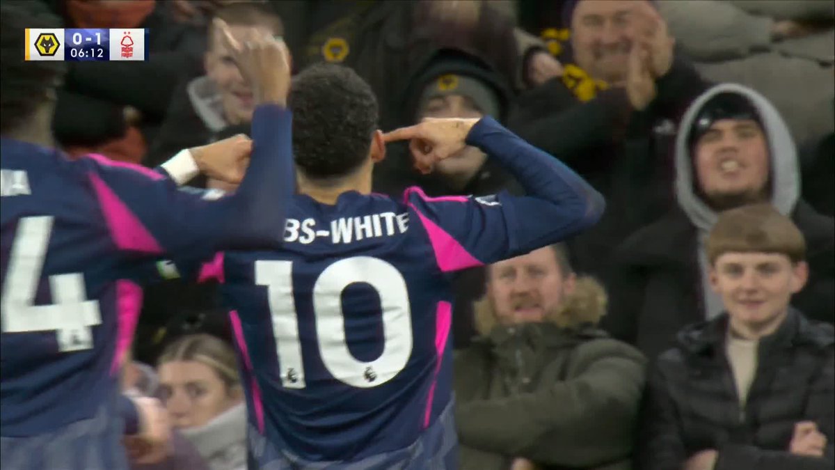 Morgan Gibbs-White silences Wolves at the Molineux Stadium 🤫