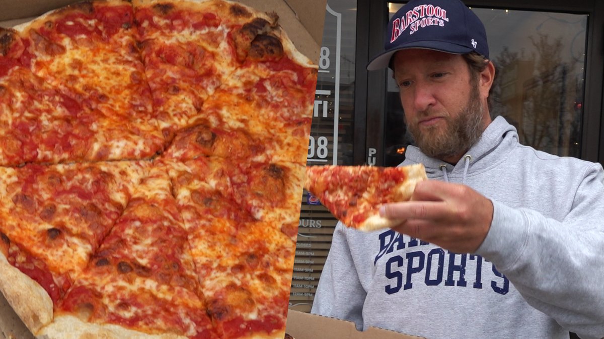 Barstool Pizza Review - Frank's Pizza &amp; Pasta (Baltimore, MD) Bonus Cheesesteak Review