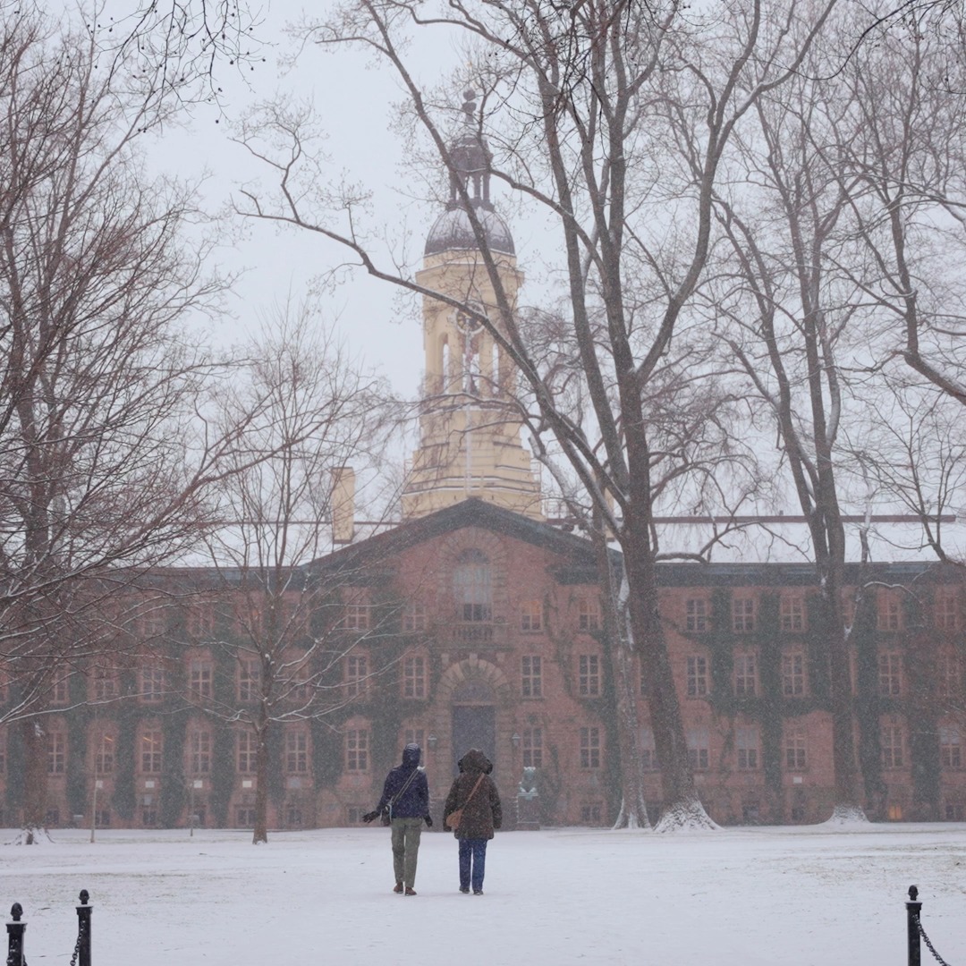 Spend a snowy day at #PrincetonU. ❄️