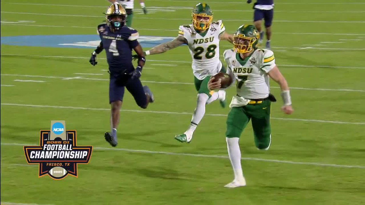 CAM MILLER FULL SPEED AHEAD FOR THE TD 😤 📺 FCS Championship on ESPN