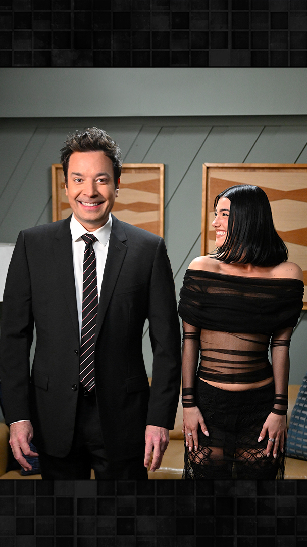 Nailed it 😂 charli #FallonTonight